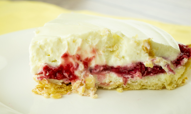 Lemon Raspberry Pie