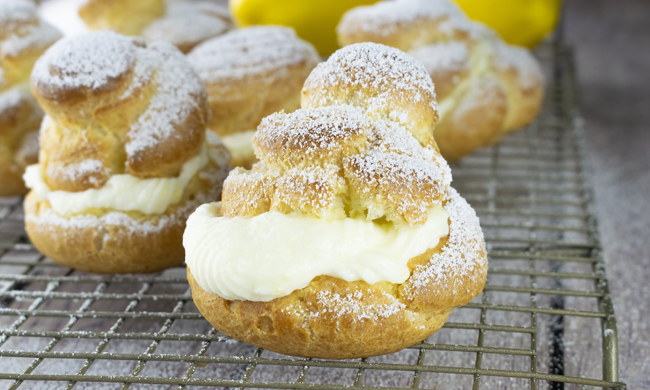 Lemon Cream Puffs