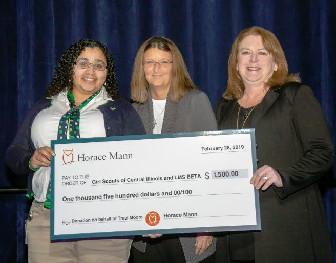 Traci Moore Named Horace Mann Community Spirit Recipient