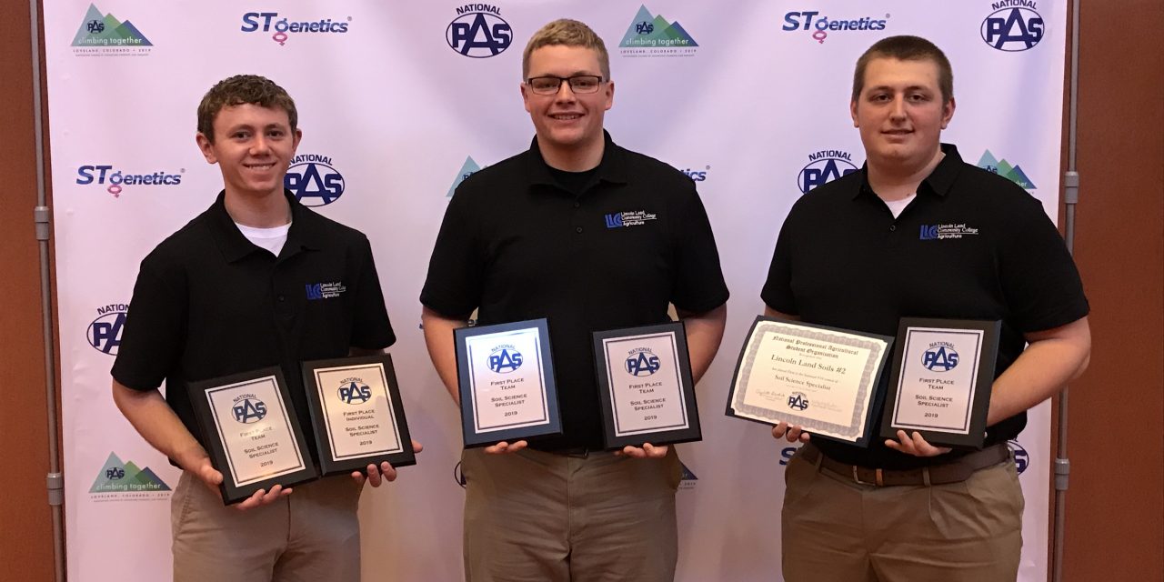 LLCC Soil Specialist Team Wins First Place at National PAS Conference