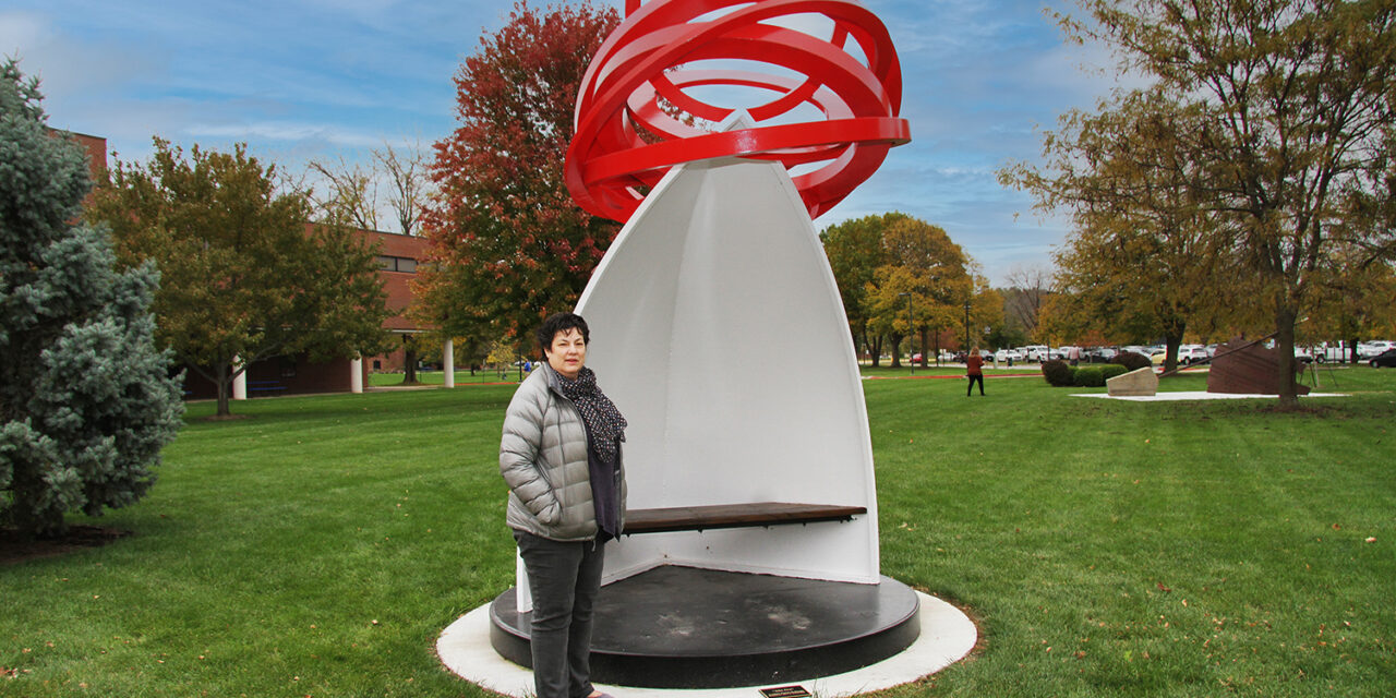 LLCC dedicates Newly Installed Outdoor Sculptures Donated by Terry Travis, M.D.