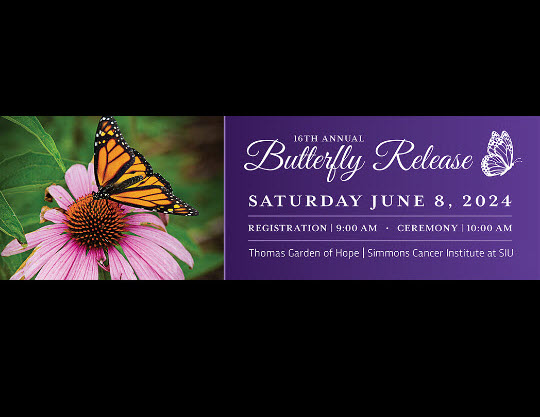 SIU Medicine will host its 16th Annual Butterfly Release