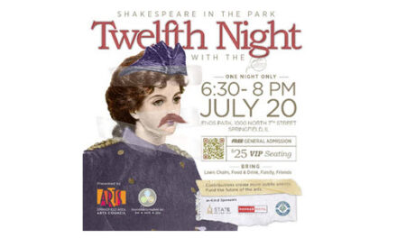 “Shakespeare in the Park” July 20 at Enos Park Presented by Springfield Area Arts Council and Downtown Springfield Inc.