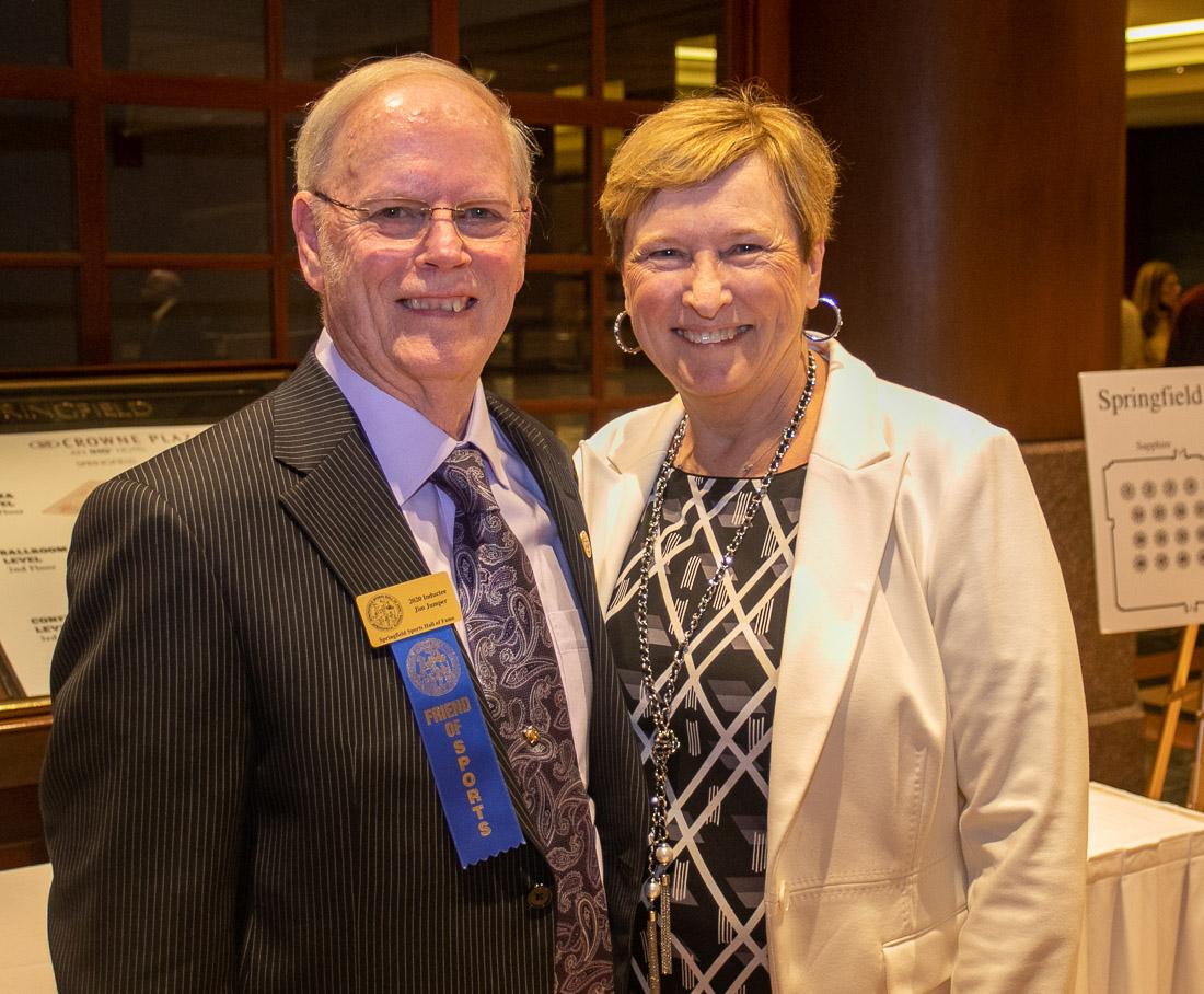 2020 Hall of Fame Inductee Jim Jumper and Marilyn Jumper